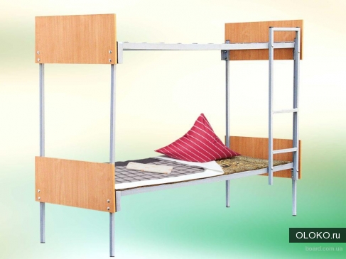 Кровати металлические двухъярусные для казарм, кровати трёхъярусные для строителей, кровати металлические для студентов. 