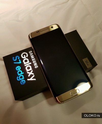 Original Samsung galaxy s7 Edge Gold. 