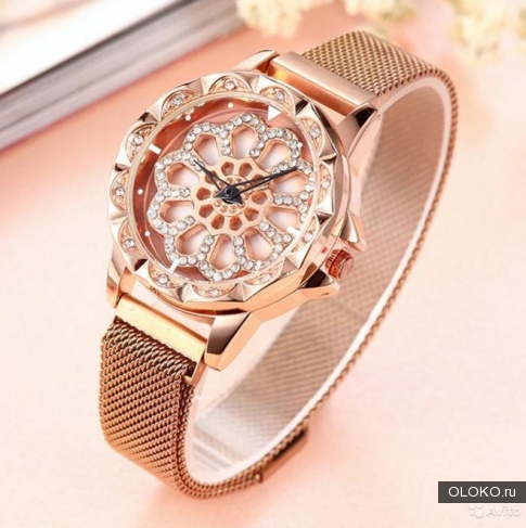Стильные женские часы flower diamond new. 