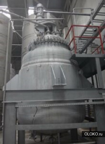 Продается Реактор эмалированный, объем -10 куб. м. ,. 