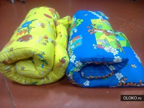 Комплекты для детских кроватей матрас, одеяло, подушка. 