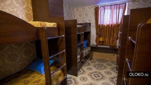 Проживание в хостеле Барнаула в номерах с двуспальными кроватями. 